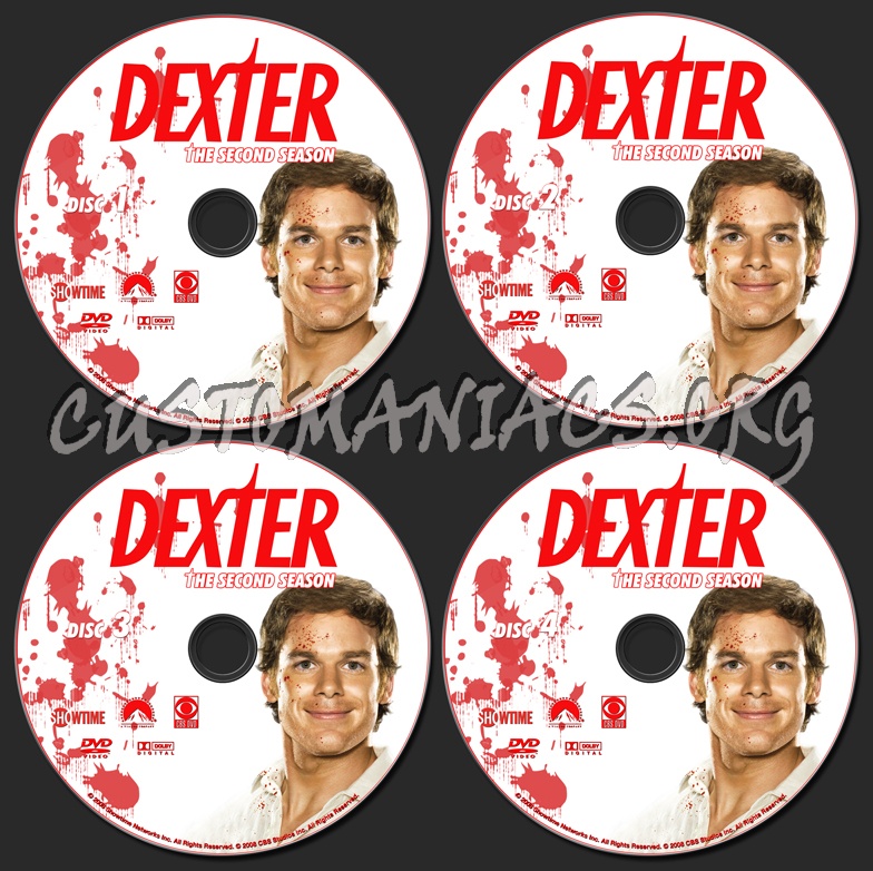 Dexter Season 2 dvd label