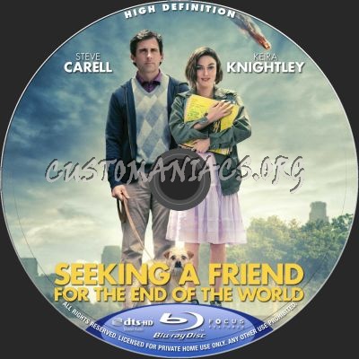 Seeking A Friend For The End Of The World blu-ray label