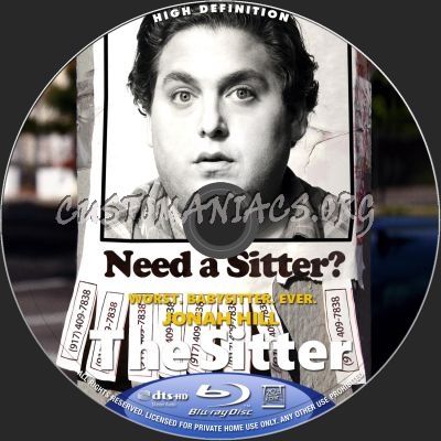 The Sitter blu-ray label