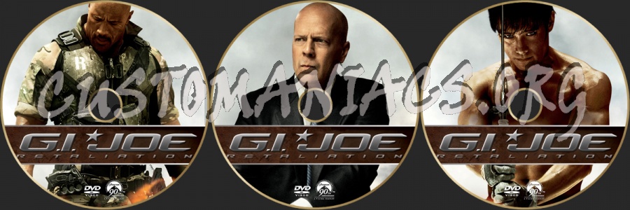 G.I. Joe Retaliation dvd label