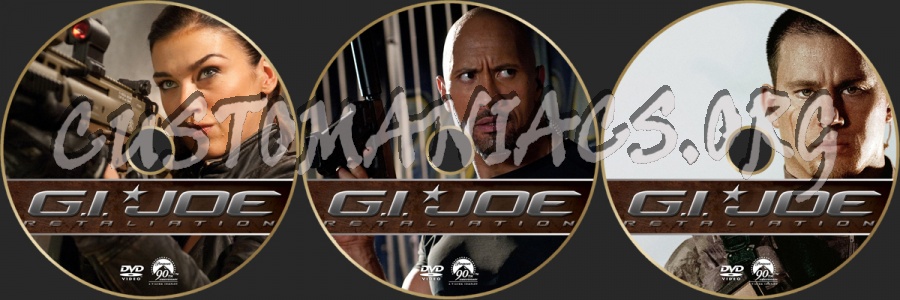 G.I. Joe Retaliation dvd label