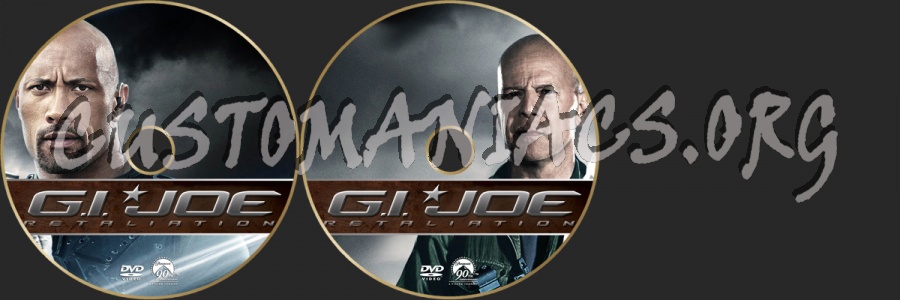 G.I. Joe Retaliation dvd label