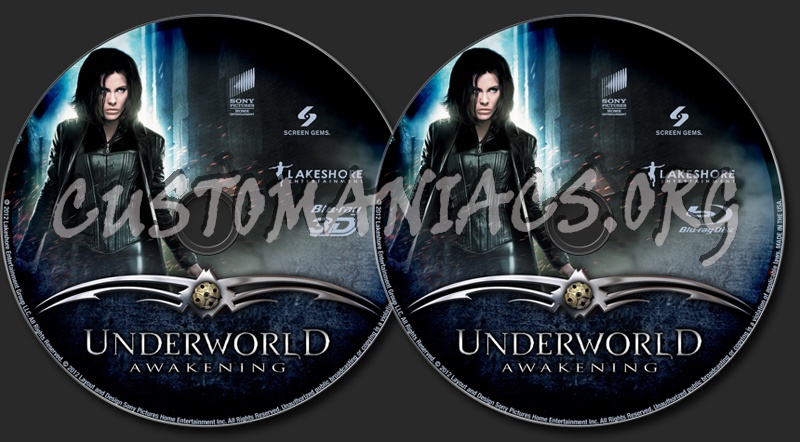 Underworld Awakening blu-ray label