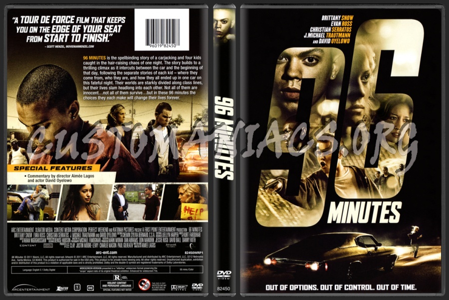 96 Minutes dvd cover