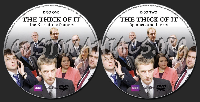 The Thick of It: The Specials dvd label