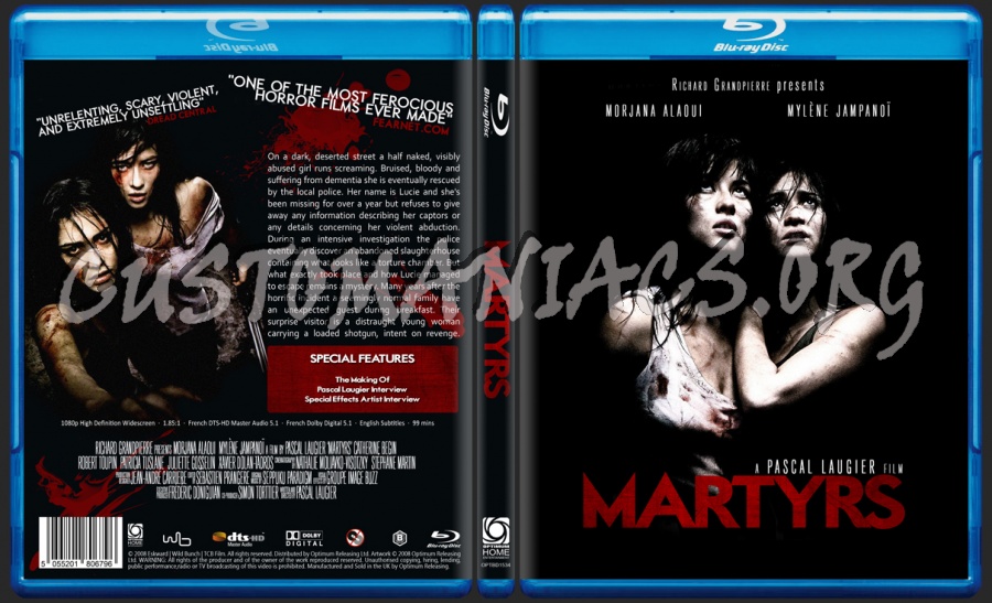 Martyrs blu-ray cover