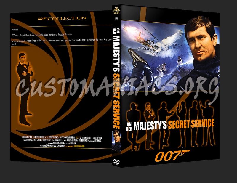 007 James Bond - On Her Majesty's Secret Service dvd cover