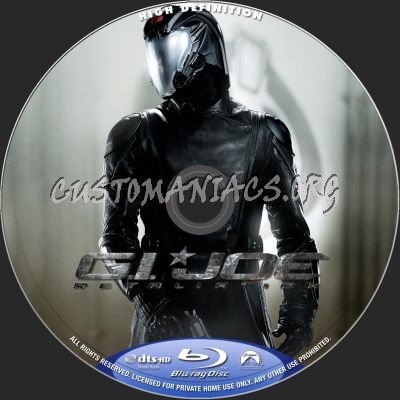 G.I. Joe Retaliation blu-ray label