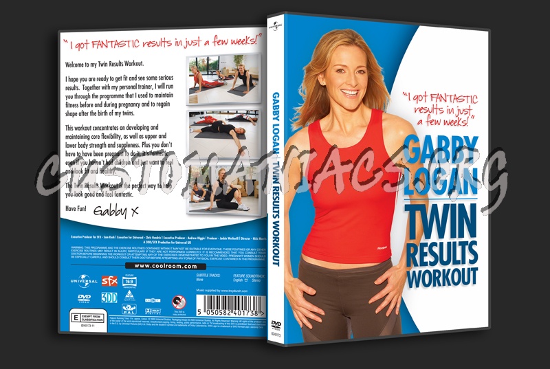 Gabby Logan Twin Results Workout dvd cover