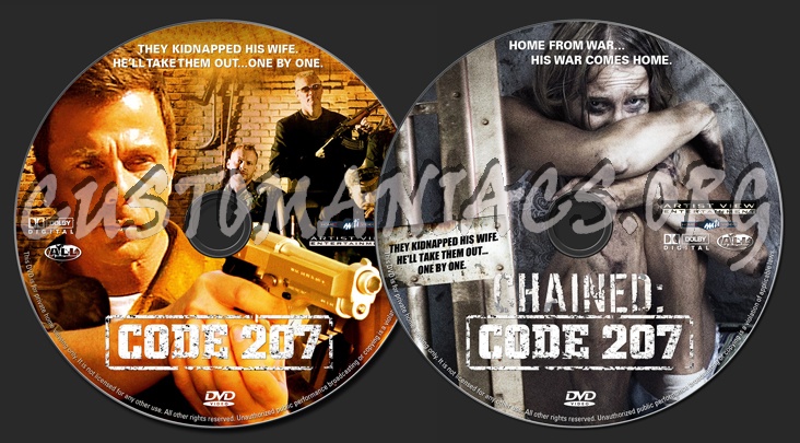 Code 207 (aka Chained: Code 207) dvd label