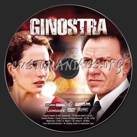 Ginostra dvd label