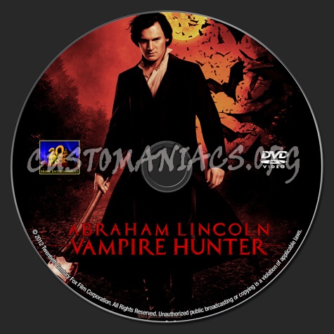 Abraham Lincoln: Vampire Hunter dvd label