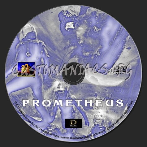 Prometheus dvd label