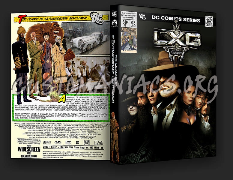 The League of Extraordinary Gentlemen dvd cover