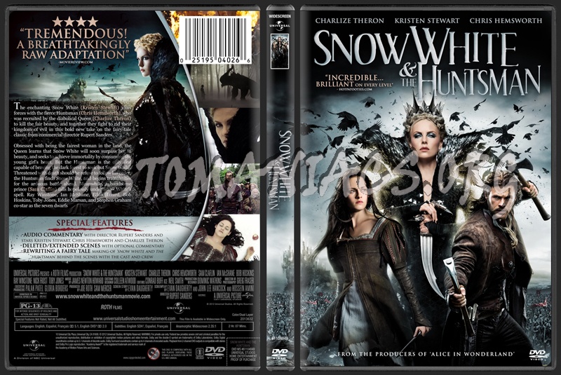 Snow White And The Huntsman dvd cover