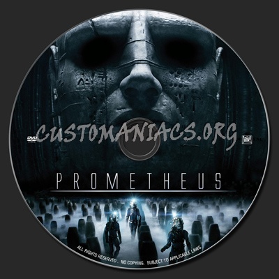 Prometheus dvd label