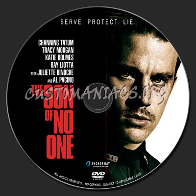 The Son Of No One dvd label