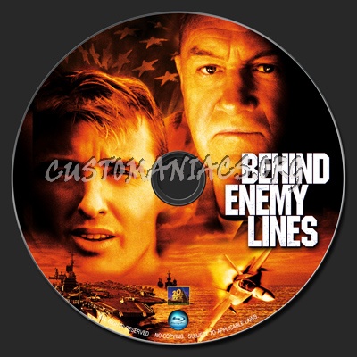 Behind Enemy Lines blu-ray label