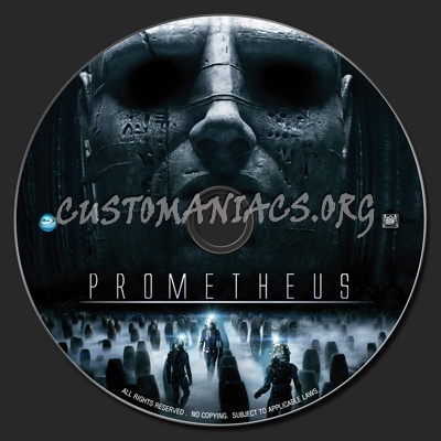 Prometheus blu-ray label