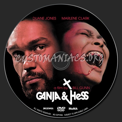 Ganja & Hess dvd label