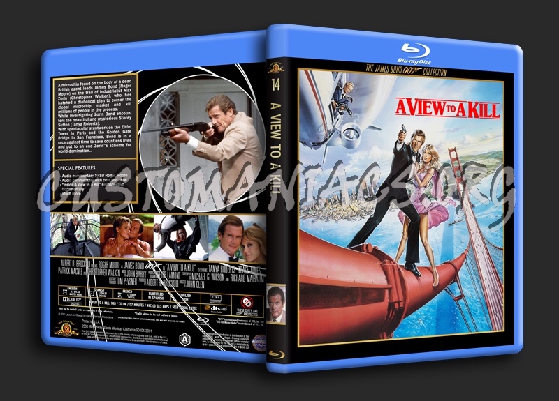 A View to a Kill blu-ray cover