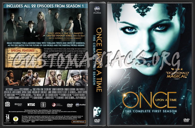 Once Upon A Time Season 1 dvd cover