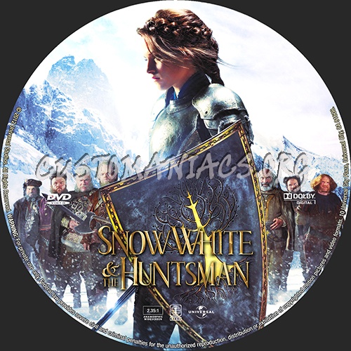 Snow White & The Huntsman dvd label