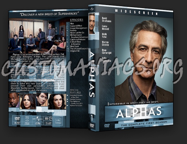 Alphas dvd cover