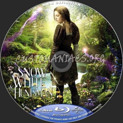 Snow White And The Huntsman blu-ray label