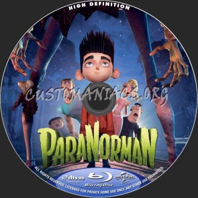 Paranorman blu-ray label