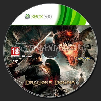 Dragon's Dogma dvd label