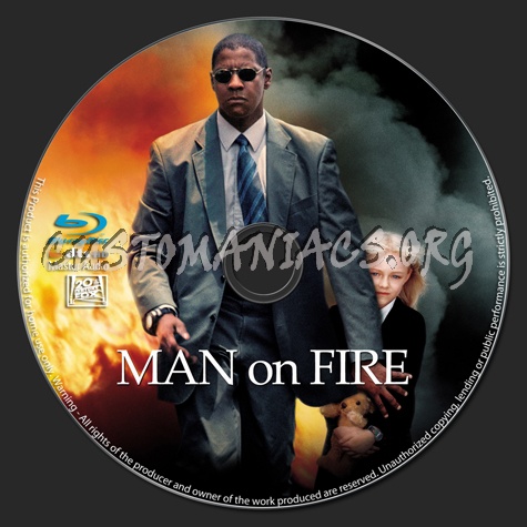 Man on Fire blu-ray label