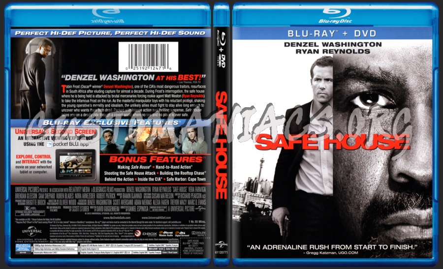 Safe House blu-ray cover