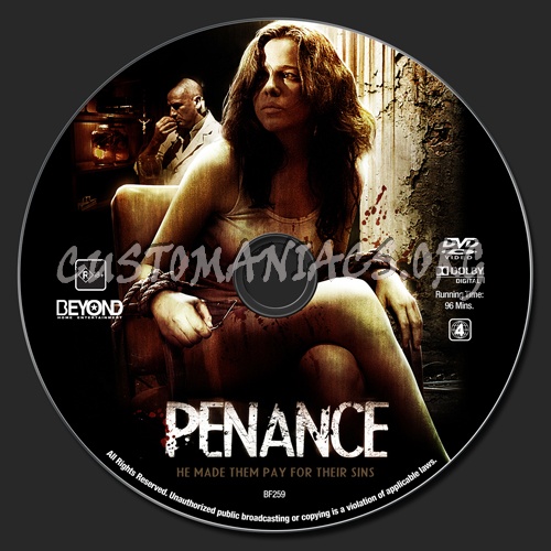 Penance dvd label