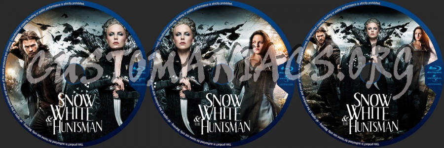 Snow White & the Huntsman blu-ray label