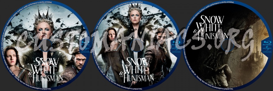 Snow White & the Huntsman blu-ray label