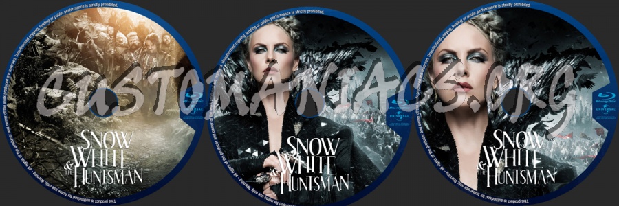 Snow White & the Huntsman blu-ray label