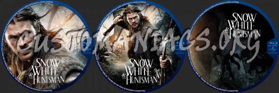 Snow White & the Huntsman blu-ray label