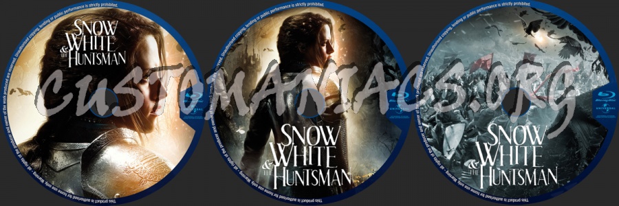 Snow White & the Huntsman blu-ray label