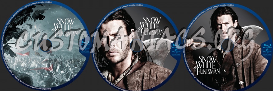 Snow White & the Huntsman blu-ray label