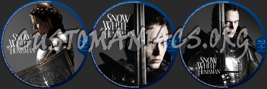 Snow White & the Huntsman blu-ray label