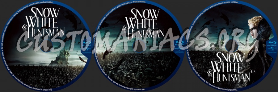 Snow White & the Huntsman blu-ray label