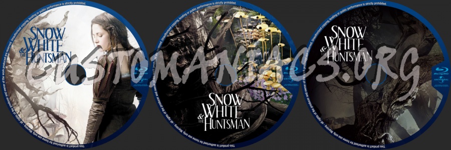 Snow White & the Huntsman blu-ray label