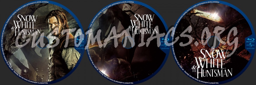 Snow White & the Huntsman blu-ray label