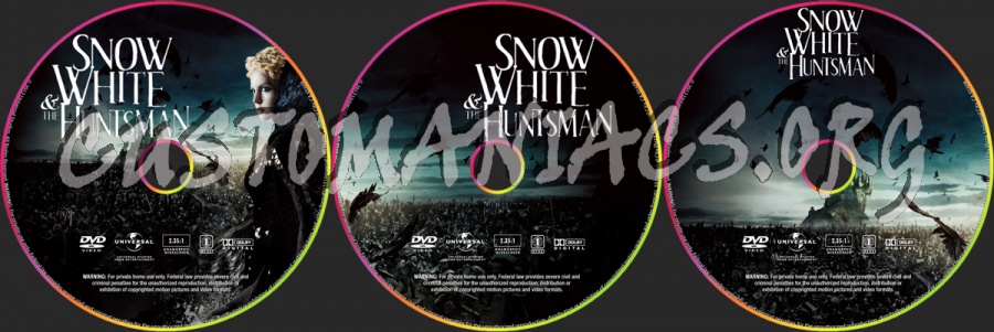 Snow White & the Huntsman dvd label