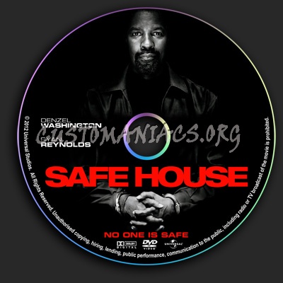 Safe House dvd label