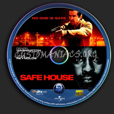 Safe House blu-ray label