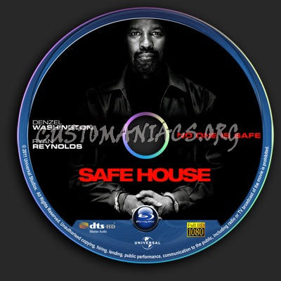 Safe House blu-ray label