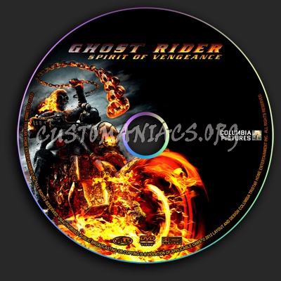 Ghost Rider Spirit of Vengeance dvd label