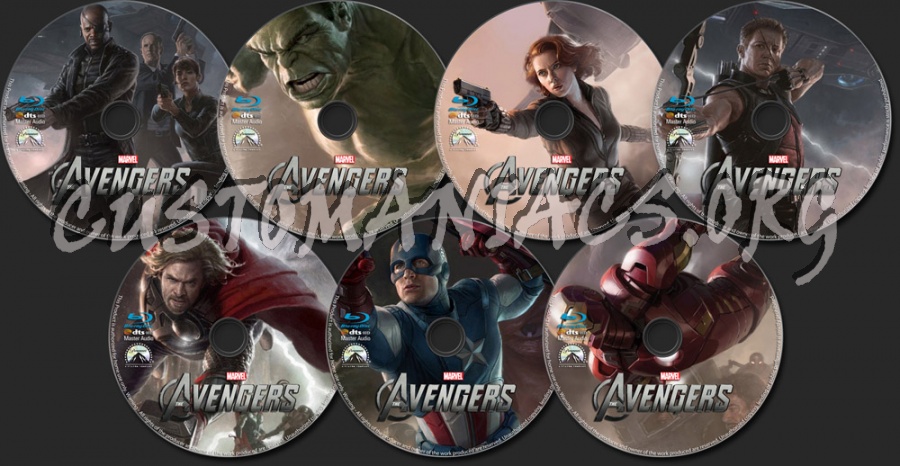 The Avengers blu-ray label